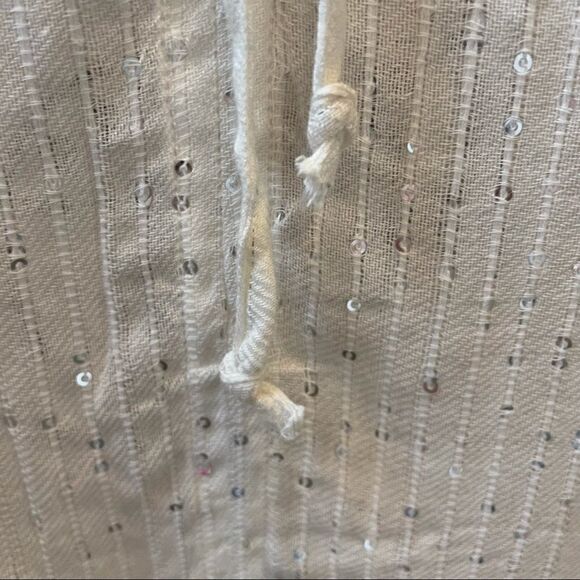 Dylan Semi-Sheer Cotton Sequin Peasant Top Size XS NWOT - Picture 8 of 16